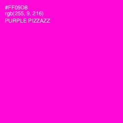 #FF09D8 - Purple Pizzazz Color Image